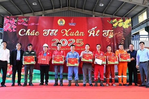 PV Drilling chúc Tết công đoàn viên - người lao động trước thềm xuân Ất Tỵ 2025