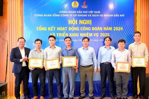 Công đoàn PV Drilling tổng kết hoạt động năm 2024 và triển khai nhiệm vụ năm 2025