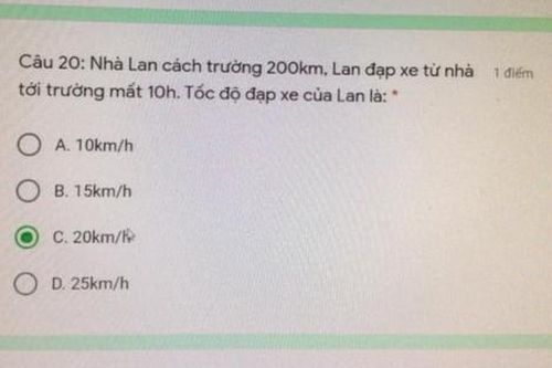 Bài toán 'nhà Lan cách trường 200km' khiến dân tình rôm rả bàn luận