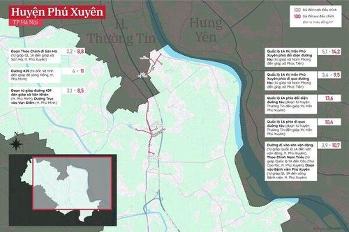 Những tuyến đường đắt đỏ nhất huyện Phú Xuyên, TP Hà Nội