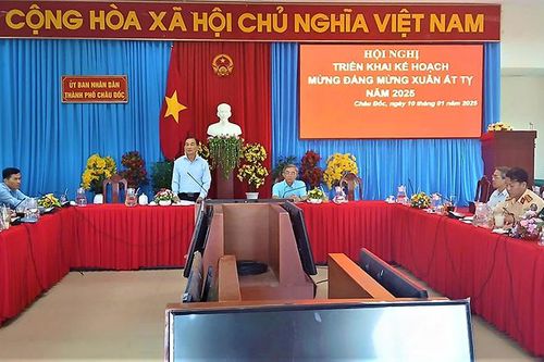 TP. Châu Đốc triển khai các hoạt động mừng Đảng - mừng Xuân