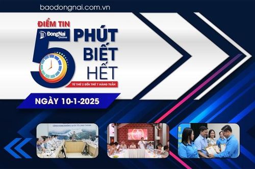 Điểm tin '5 phút biết hết' sáng 10-1: Phải có giải pháp cụ thể để rút ngắn tiến độ Dự án Sân bay Long Thành