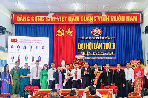 Đại hội đại biểu Đảng bộ xã Khánh Đông lần thứ X, nhiệm kỳ 2025 - 2030