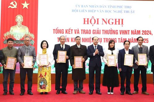 Hội nghị tổng kết và trao giải thưởng Văn học Nghệ thuật năm 2024