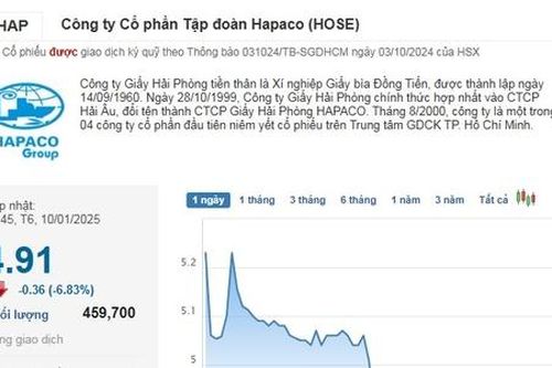 Cổ phiếu của Hapaco biến động theo động thái 'gom hàng' của Chủ tịch
