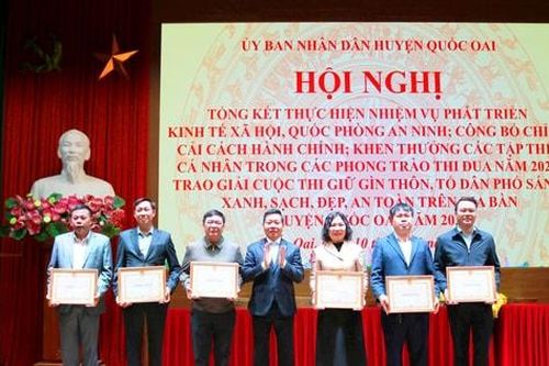 Huyện Quốc Oai thu ngân sách tăng 75%