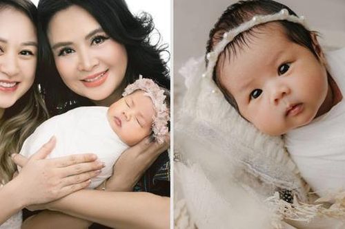 Diva Thanh Lam khoe cháu ngoại tròn 1 tháng tuổi