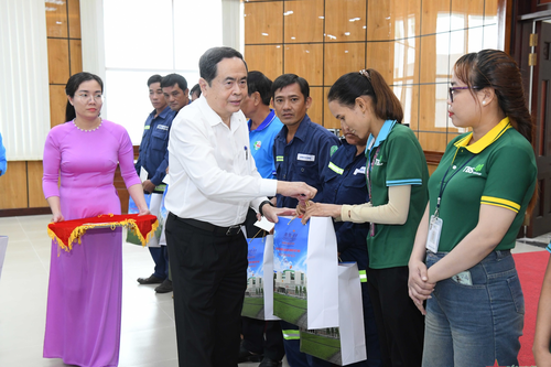 Chủ tịch Quốc hội Trần Thanh Mẫn: Trà Vinh cần quan tâm, chăm lo nâng cao đời sống vật chất, tinh thần của người dân