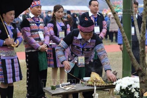 Đặc sắc lễ hội Gầu Tào của người Mông ở Hòa Bình