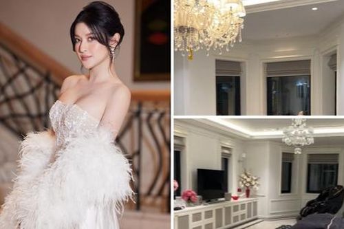 Cận cảnh biệt thự bạc tỷ sang xịn của Á hậu Huyền My