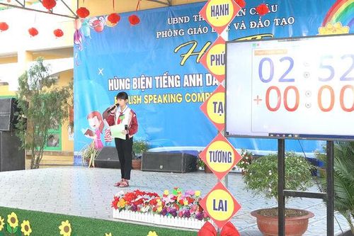 Tân Châu tổ chức Hội thi hùng biện tiếng Anh cấp tiểu học