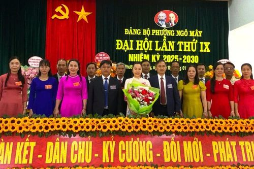 Đảng bộ phường Ngô Mây tổ chức thành công đại hội điểm