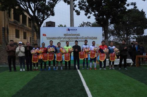 Khai mạc giải bóng đá tranh cup Đèo Cả mở rộng mừng xuân Ất Tỵ 2025