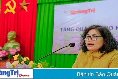 Báo Quảng Trị - Quỹ Thiện Tâm: Tặng 57 suất quà cho người dân xã Gio Sơn và Hải Thái