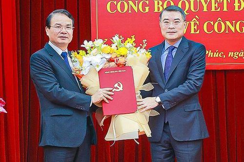 Ông Đặng Xuân Phong được chỉ định giữ chức Bí thư Tỉnh ủy Vĩnh Phúc