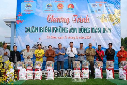 Xuân ấm áp cho người dân Đất Mũi