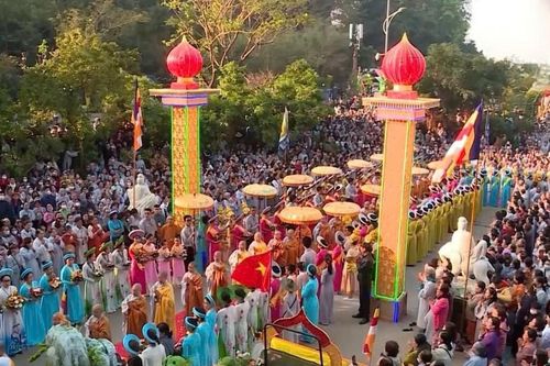 Đại lễ Vesak Liên hợp quốc 2025 tại Việt Nam cung rước Xá lợi Phật