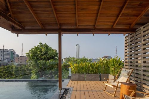 Nhà 4 tầng ấm áp vào mùa đông, mát mẻ mùa hè