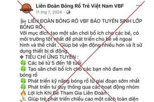 Bị lừa hơn 1 tỉ đồng khi đăng ký khóa học bóng rổ cho con