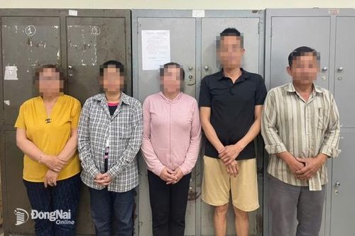Công an Long Thành bắt nhóm đối tượng đánh bạc