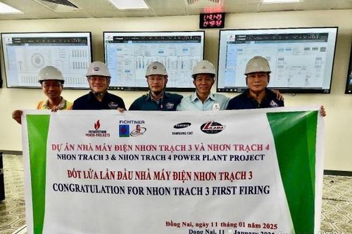 Chính thức đốt lửa Nhà máy điện Nhơn Trạch 3 để chuẩn bị vận hành thương mại