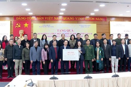 Công đoàn Ngân hàng Việt Nam thực hiện công tác an sinh xã hội tại Lào Cai