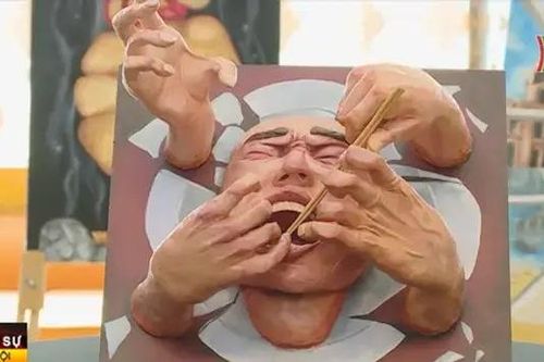 Tranh của học sinh Hà Nội được trưng bày tại Pháp