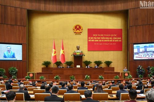 Khai mạc Hội nghị toàn quốc về đột phá phát triển khoa học, công nghệ, đổi mới sáng tạo và chuyển đổi số quốc gia