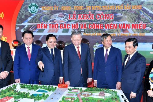 Khởi công xây dựng Đền thờ Bác Hồ ở thành phố Bắc Ninh