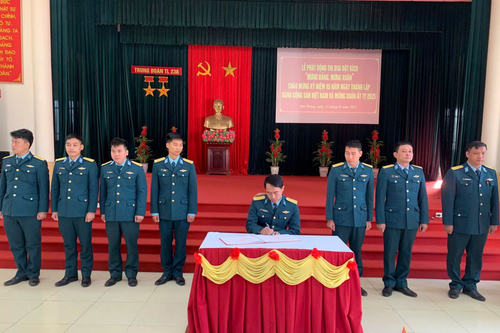 Sư đoàn 363 phát động thi đua đột kích 'Mừng Đảng, mừng xuân'
