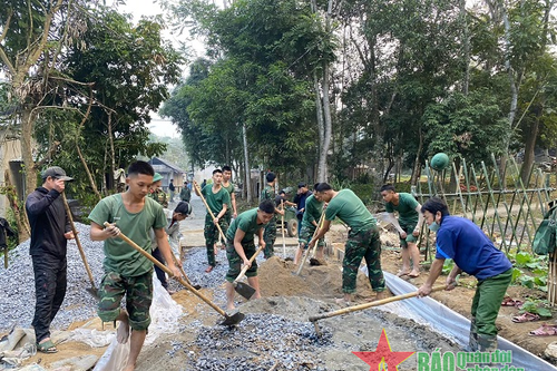 Lực lượng vũ trang Quân khu 4: 'Chung sức' cùng các vùng quê gian khó