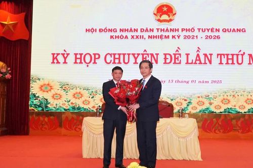 Tuyên Quang có tân Chủ tịch UBND thành phố