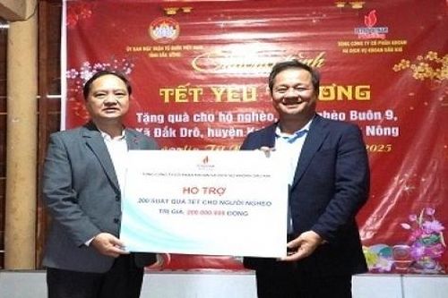 PV Drilling thực hiện an sinh tại Đắk Nông dịp Tết Nguyên đán 2025