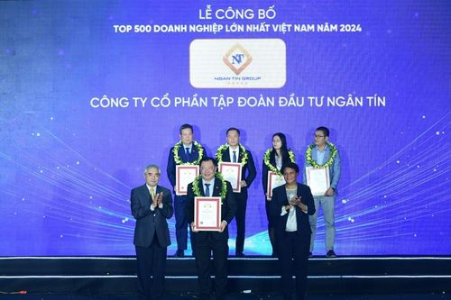 Ngân Tín Group vào Top 500 Doanh nghiệp lớn nhất Việt Nam