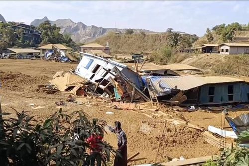 Sập mỏ khai thác ngọc bích tại Myanmar khiến ít nhất 12 người tử vong