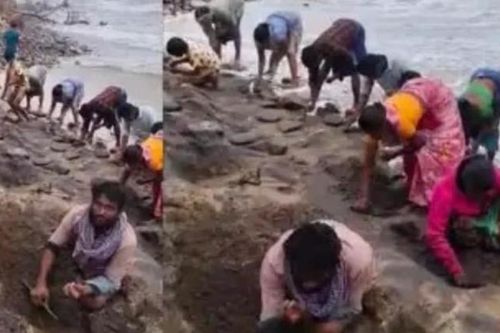 Hy hữu: Cả làng đổ xô đi nhặt vàng bạc, trang sức trôi dạt vào bờ biển