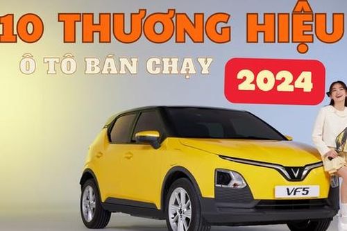 TOP 10 thương hiệu ô tô bán chạy nhất Việt Nam năm 2024