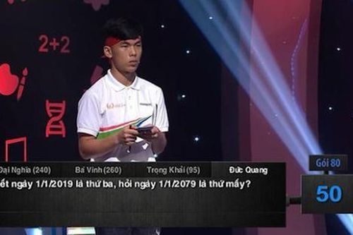 Bài toán Olympia 'Ngày 1/1/2019 là thứ Ba, ngày 1/1/2079 là thứ mấy?': Đáp án không phải ai cũng biết