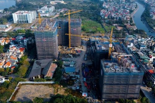 Hanoi Melody Residences tăng tốc xây dựng