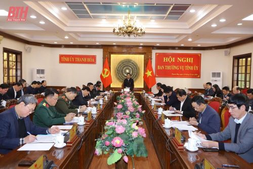 Ban Thường vụ Tỉnh ủy cho ý kiến vào Dự thảo lần 3 Báo cáo chính trị trình Đại hội Đảng bộ tỉnh lần thứ XX