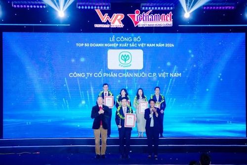 C.P. Việt Nam: Top 10 uy tín, Top 50 xuất sắc năm 2024.