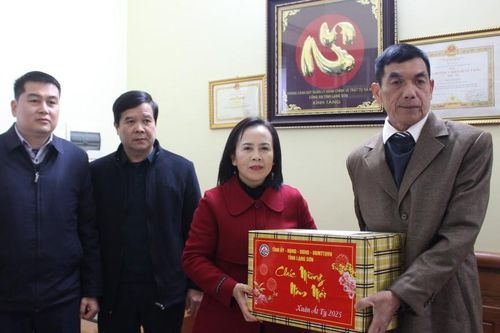 Đồng chí Chủ tịch HĐND tỉnh thăm, tặng quà tết gia đình chính sách tại thành phố Lạng Sơn và huyện Chi Lăng