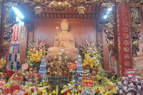 Nghệ An: Chùa Ngưu Tử an vị tôn tượng Phật, Bồ-tát