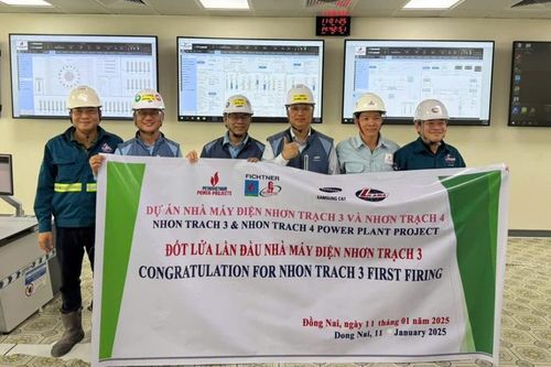 Nhà máy điện Nhơn Trạch 3 đốt lửa lần đầu thành công