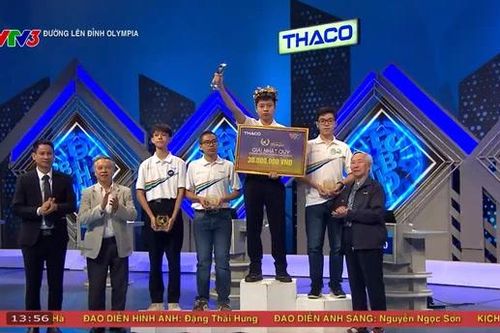 Nam sinh Quốc học Huế giành cầu truyền hình quý I Đường lên đỉnh Olympia