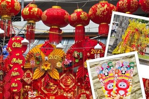 Dạo chợ Tết Ất Tỵ: Độc lạ bao lì xì 'xé túi mù', đồ treo Baby Three xinh yêu