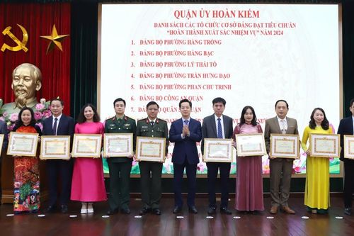 Quận Hoàn Kiếm: tổng kết công tác xây dựng Đảng năm 2024