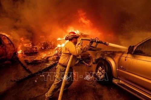 Điện chia buồn cháy rừng tại Hoa Kỳ
