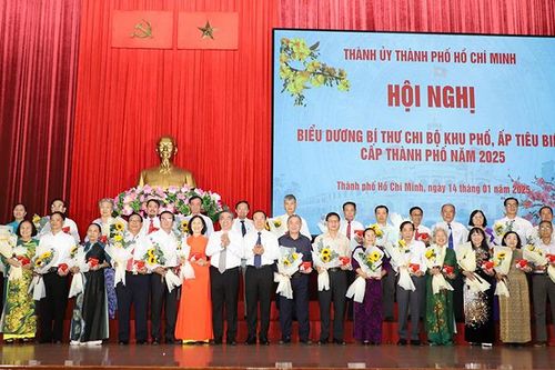 Thành phố Hồ Chí Minh biểu dương 186 Bí thư chi bộ khu phố, ấp tiêu biểu cấp thành phố