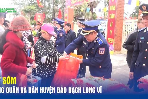 Tết sớm cùng quân và dân huyện đảo Bạch Long Vĩ